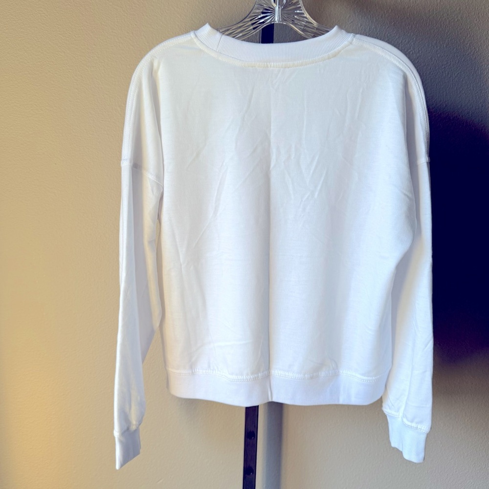 Philosophy “Santa Baby” Holiday white crewneck sweatshirt size medium NWT - Picture 3 of 6
